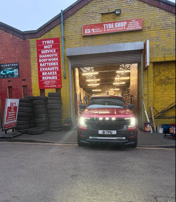 B1 Autos Ltd workshop exterior in Birmingham