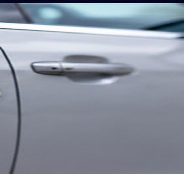 After front door dent repair