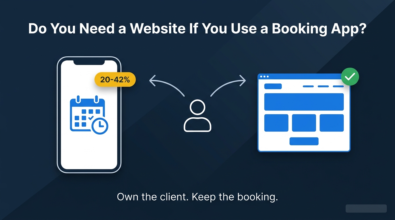 Do You Need a Website If You Use Fresha, Booksy or Treatwell? cover image