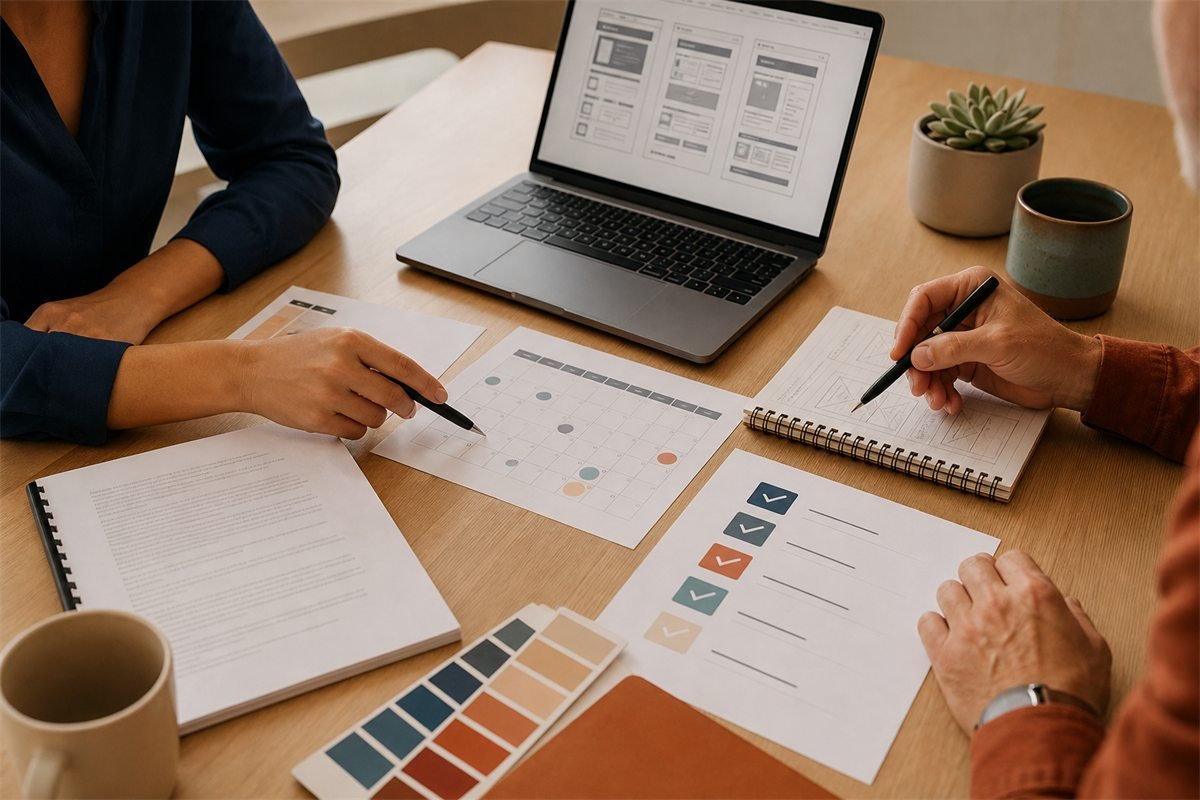 Detailed website project scope and quote comparison