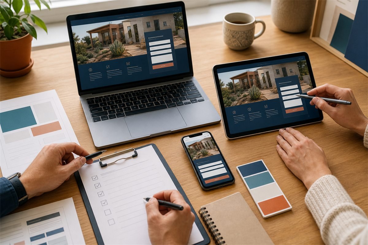 Website launch quality-assurance checklist on multiple devices