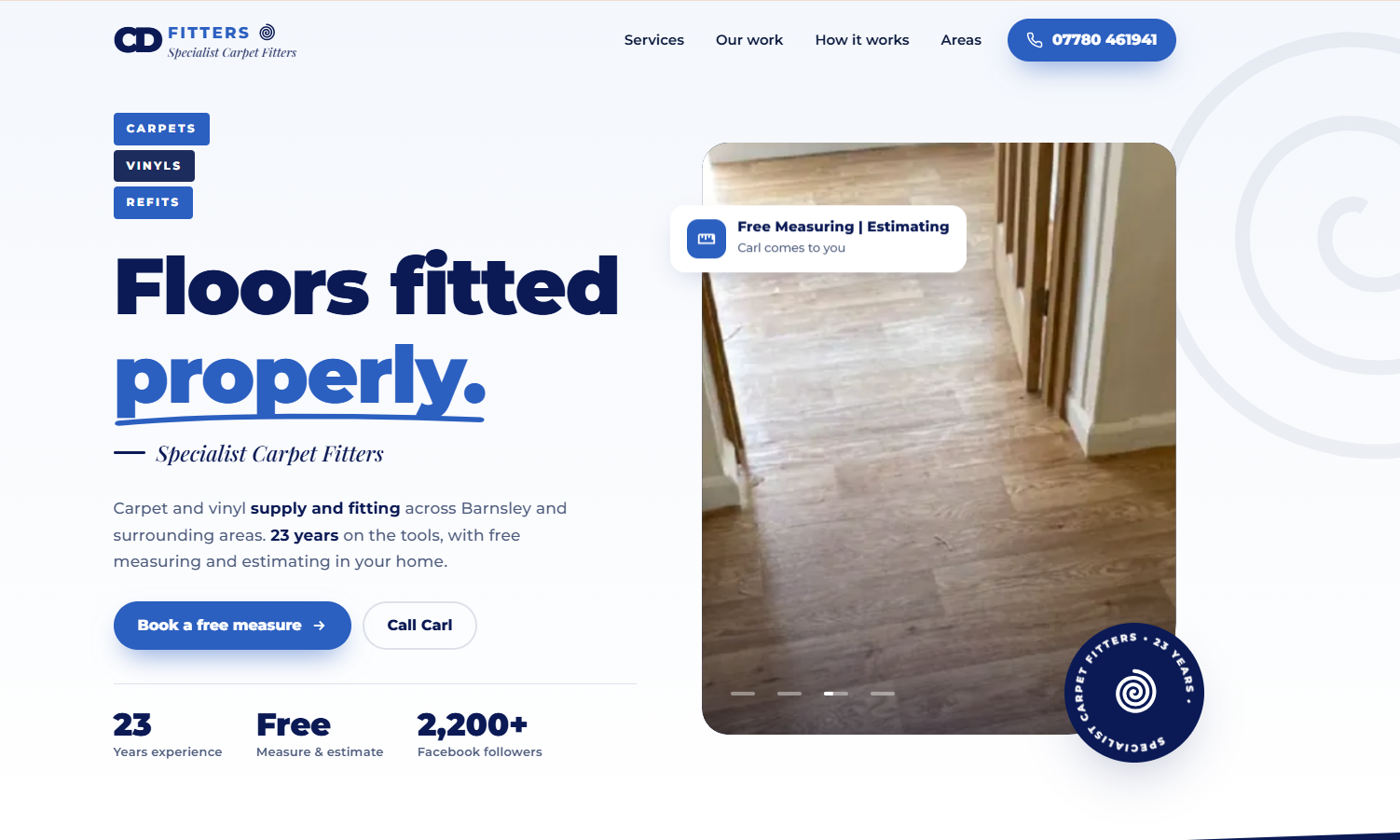 CD Fitters Website Demo featured preview