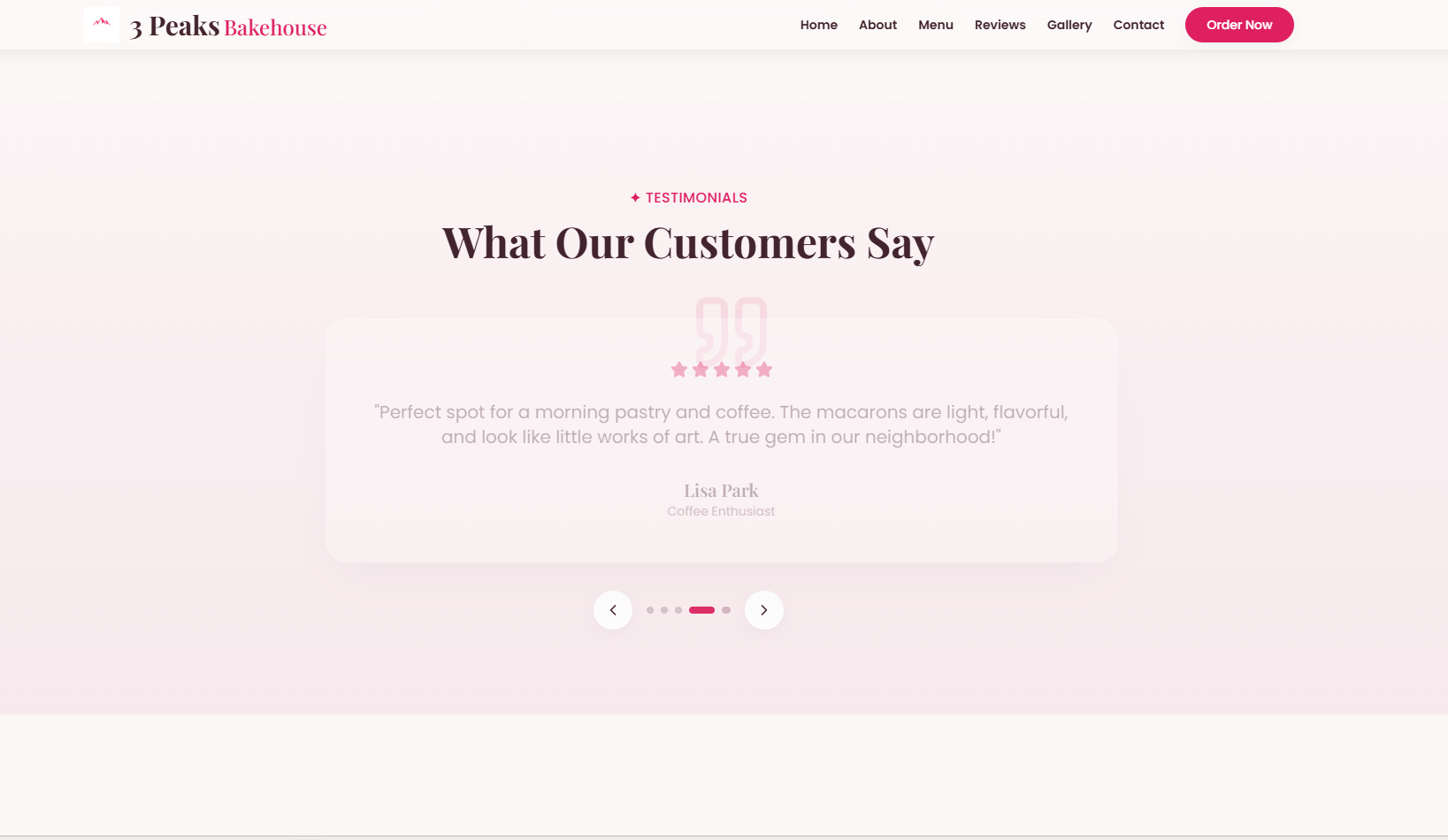 Bakery Website Design — 3 Peaks Bakehouse, UK gallery image 3