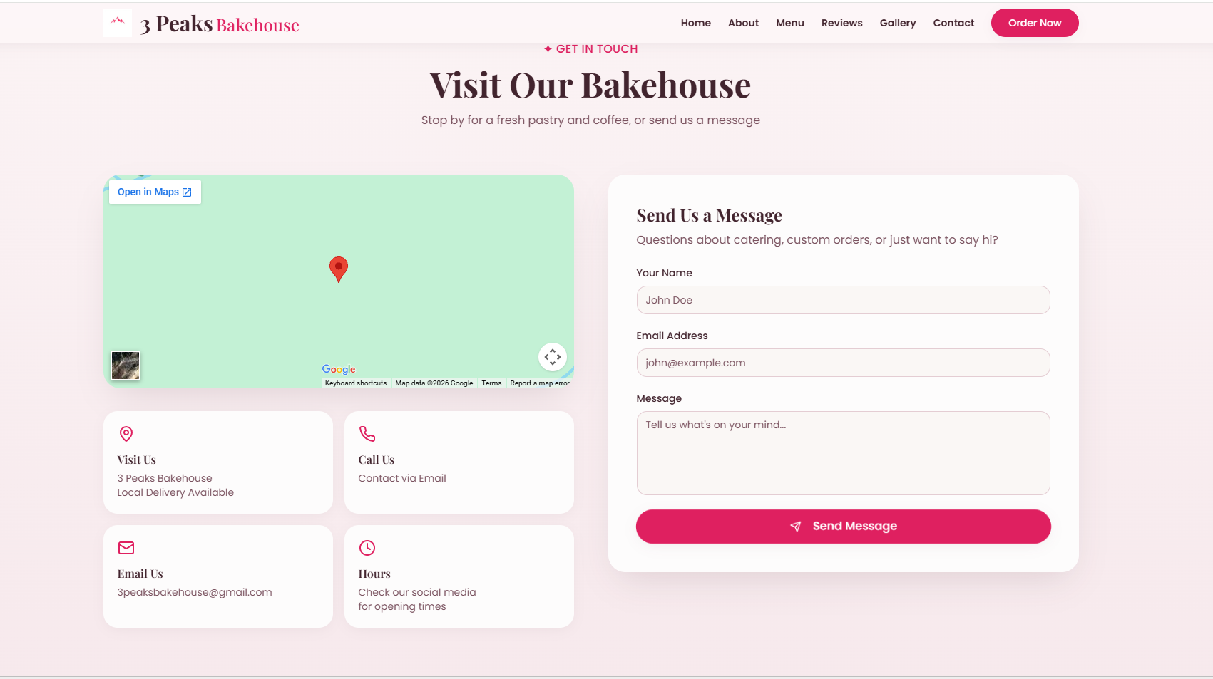 Bakery Website Design — 3 Peaks Bakehouse, UK gallery image 5